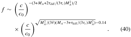 Equation (40)