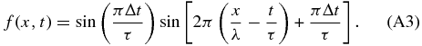 Equation (A3)