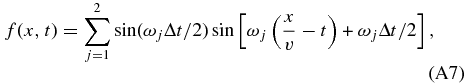Equation (A7)