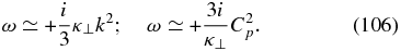 Equation (106)