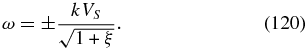 Equation (120)