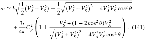 Equation (141)