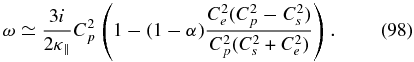 Equation (98)