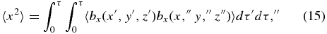 Equation (15)