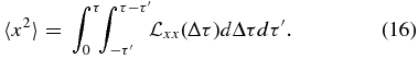 Equation (16)