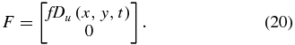 Equation (20)