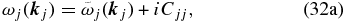 Equation (32a)
