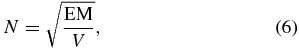 Equation (6)