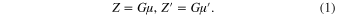 Equation (1)