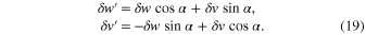 Equation (19)