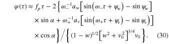 Equation (30)