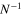 ${{N}^{-1}}$