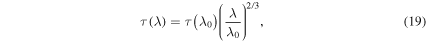 Equation (19)