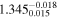 ${1.345}_{0.015}^{-0.018}$