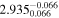 ${2.935}_{0.066}^{-0.066}$