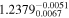 ${1.2379}_{0.0067}^{-0.0051}$