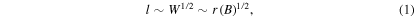 Equation (1)