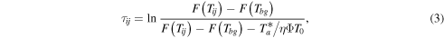 Equation (3)