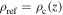 ${\rho }_{\mathrm{ref}}={\rho }_{{\rm{c}}}(z)$