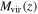${M}_{\mathrm{vir}}(z)$