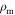 ${\rho }_{{\rm{m}}}$