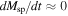 ${{dM}}_{\mathrm{sp}}/{dt}\approx 0$