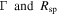 ${\rm{\Gamma }}\mathrm{and}{R}_{\mathrm{sp}}$