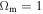 ${{\rm{\Omega }}}_{{\rm{m}}}=1$