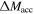 ${\rm{\Delta }}{M}_{\mathrm{acc}}$