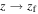 $z\to {z}_{{\rm{f}}}$