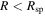 $R\lt {R}_{\mathrm{sp}}$
