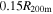$0.15{R}_{200{\rm{m}}}$