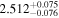 ${2.512}_{-0.076}^{+0.075}$