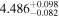 ${4.486}_{-0.082}^{+0.098}$