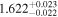 ${1.622}_{-0.022}^{+0.023}$