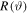 $R(\vartheta )$