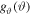 ${g}_{\vartheta }(\vartheta )$