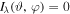 ${I}_{\lambda }(\vartheta ,\varphi )=0$