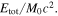 ${E}_{{\rm{tot}}}/{M}_{0}{c}^{2}.$
