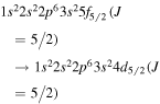 $1{s}^{2}2{s}^{2}2{p}^{6}3{s}^{2}5{f}_{5/2}(J=5/2)\to 1{s}^{2}2{s}^{2}2{p}^{6}3{s}^{2}4{d}_{5/2}(J=5/2)$