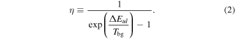 Equation (2)