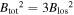 ${{B}_{\mathrm{tot}}}^{2}=3{{B}_{\mathrm{los}}}^{2}$