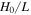 ${H}_{0}/L$