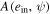 $A({e}_{{\rm{in}}},\psi )$