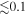 $\lesssim 0.1$