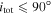 ${i}_{{\rm{tot}}}\leqslant 90^\circ $