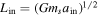 ${L}_{{\rm{in}}}={({{Gm}}_{s}{a}_{{\rm{in}}})}^{1/2}$