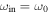 ${\omega }_{{\rm{in}}}={\omega }_{0}$
