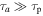${\tau }_{a}\gg {\tau }_{{\rm{p}}}$