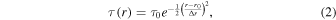 Equation (2)